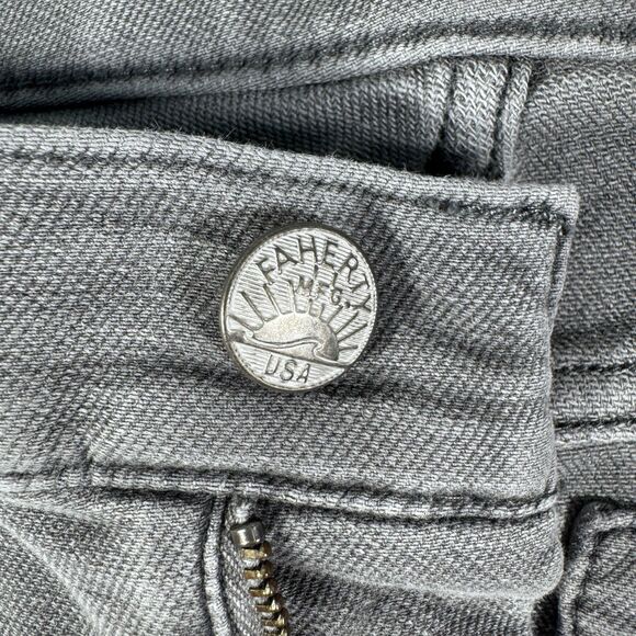 Faherty Stretch Terry 5-Pocket Pants Mens 33x30 Gray Performance Stretch - Picture 8 of 16